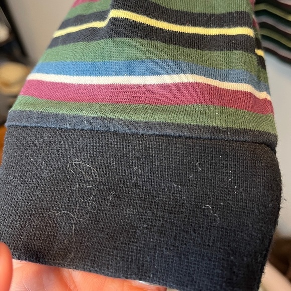 Welcome Skateboards Surf Stripe Spooky Text Long Sleeve T-Shirt sz M - Picture 7 of 10